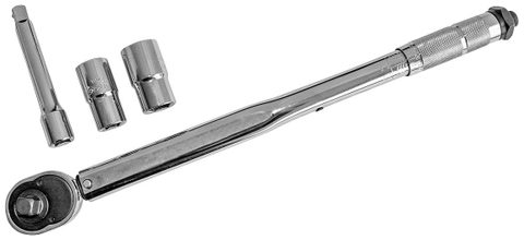 APA Clé dynamométrique 1/2" 28-210 Nm 21058 - C avec douilles et rallonge