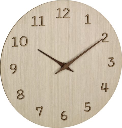 TFA Dostmann Horloge murale 60.3072.01 à quartz 29.8 cm x 4.1 cm x 29.8 cm bois