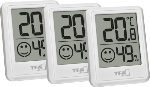 TFA Dostmann Thermo-hygromètre blanc 30.5060.02.03