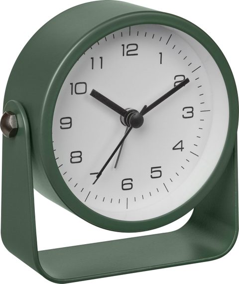 TFA Dostmann 60.1042.04 à quartz Réveil vert Heures de réveil 1 mécanisme dhorloge silencieux