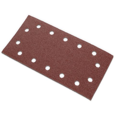 Kreator Lot de 5 patins auto-agrippants perforés (oval) - grain 180 - 115 x 230 mm