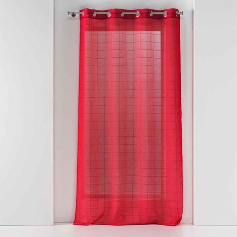 Douceur d'Intérieur Rideau voilage à œillets eulalie 140x240cm