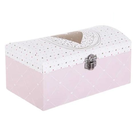Atmosphera Kids Boîte à Bijoux & Miroir Demoiselle 19cm