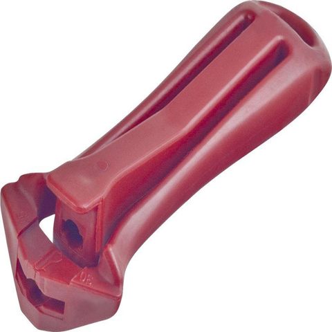Arnold Manche de lime d'affûtage rouge pour lames de tronçonneuse