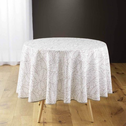 Douceur d'Intérieur Nappe ronde imprimé solea 180cm