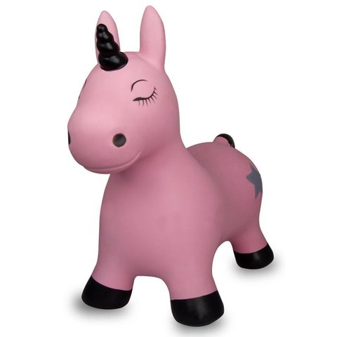 Jamara Animal rebondissante licorne hoppydoo rose vif avec pompe
