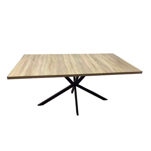 Concept Usine Table extensible 8 personnes effet bois 200cm INGA