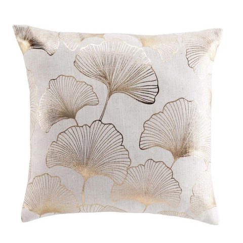 Douceur d'Intérieur Coussin à motifs métallisés kenzy 45x45cm