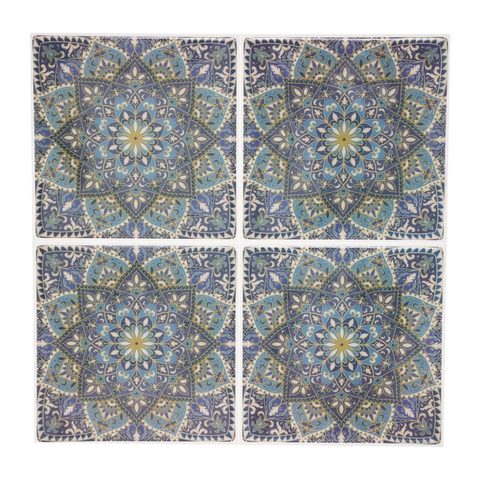 Atmosphera Lot de 2 Stickers Caro Mosaic II 26x26cm