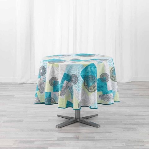 Douceur d'Intérieur Nappe antitache ronde peachy 180cm