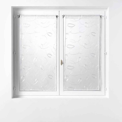 Douceur d'Intérieur Paire de voilages hoops 60x90cm