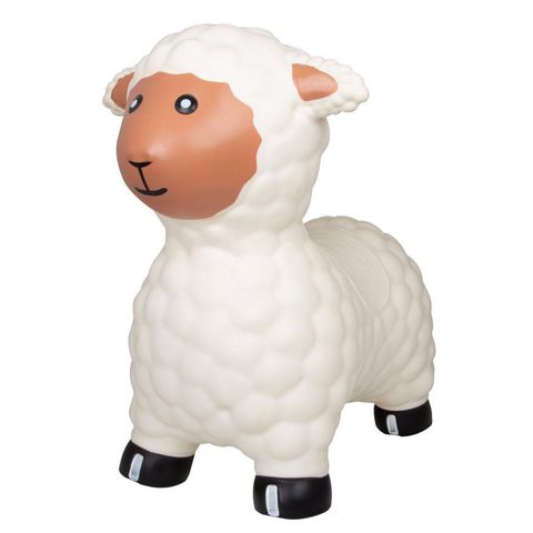 Jamara Animal rebondissante mouton hoppydoo blanc avec pompe