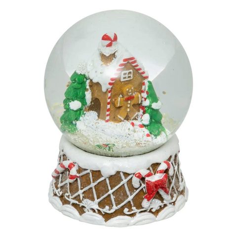 Feeric Light & Christmas Boule à neige maison pain d'épice 80mm