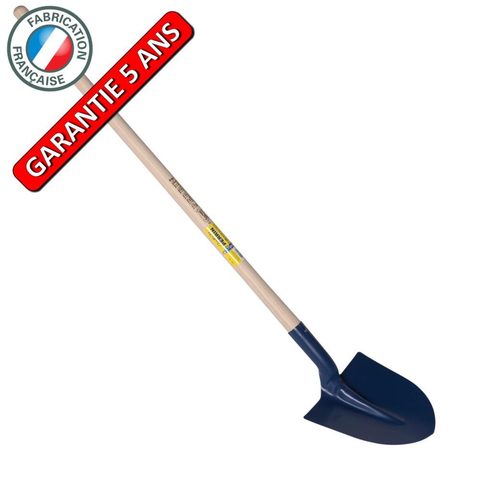 Outils Perrin Pelle à terre, fortification 29 cm emmanchée 1,30 m, pour le maçon et le BTP