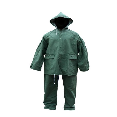 Rouchette Ensemble de pluie - Veste et Pantalon BRUINE vert XL