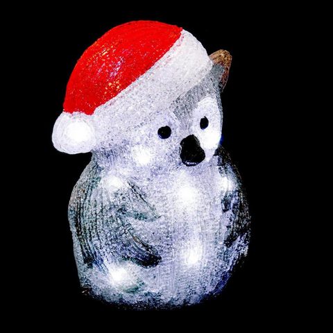 Feeric Light & Christmas Décoration Lumineuse de Noël Hibou 24cm