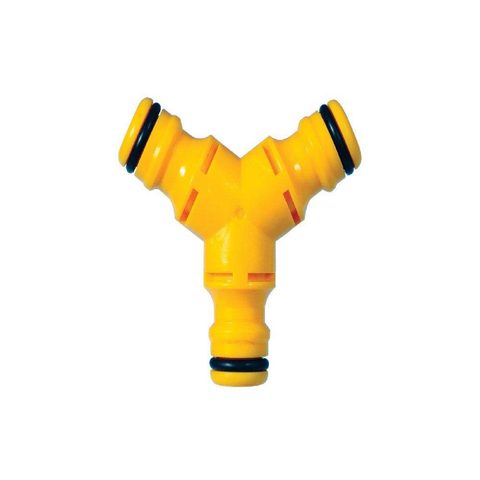Hozelock Raccord de dérivation Y pour raccorder trois tuyaux - blister