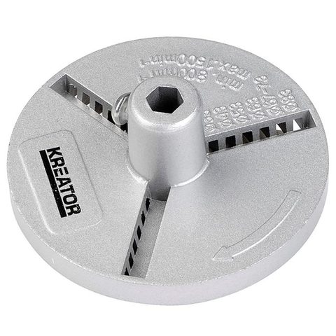 Kreator Support de scie cloche faïence ø33-83mm