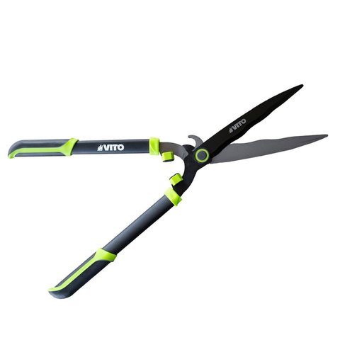 Vito Taille haie Cisaille de jardin 2 en 1 avec lame 27,5 cm + Sécateur Coupe Branches - Taille et Elagage Haies Feuillage