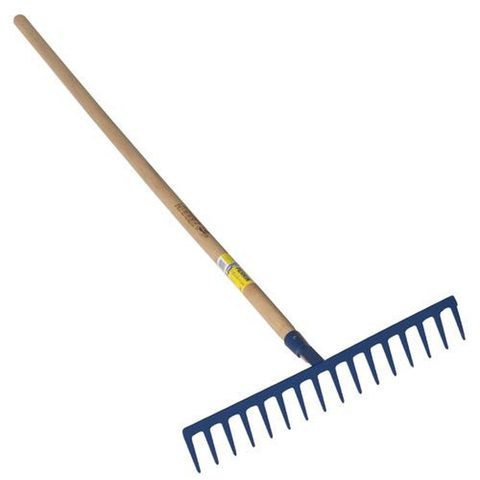 Outils Perrin Râteau forgé 14 dents droites manche 1,5 m PEFC