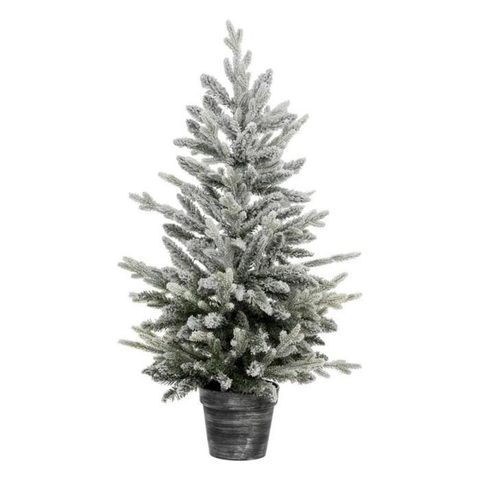 Feeric Light & Christmas Sapin de Noël Artificiel en Pot Frosty 100cm