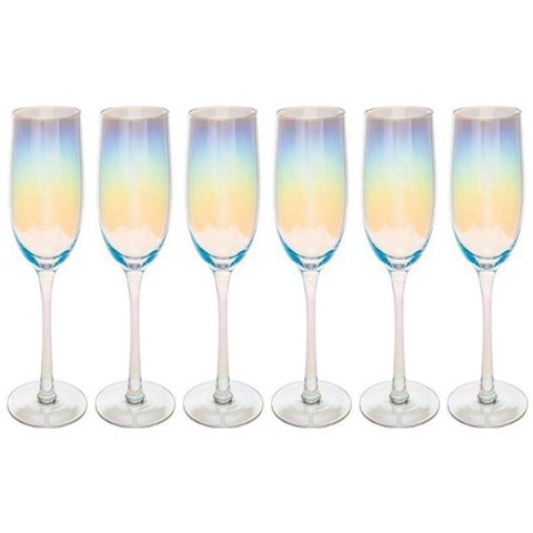Feeric Light & Christmas Lot de 6 Flûtes à Champagne Fantasy 21cl