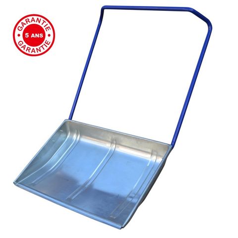 Outils Perrin Traineau à neige galva grand modèle 600 x 800 manche ergo, outil pour le déneigement