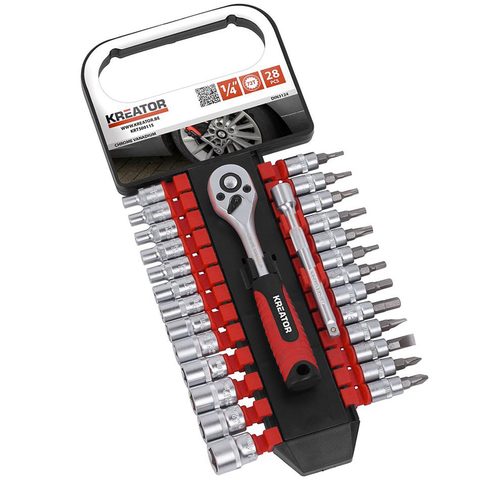 Kreator C embouts et douilles 1/4 28pcs