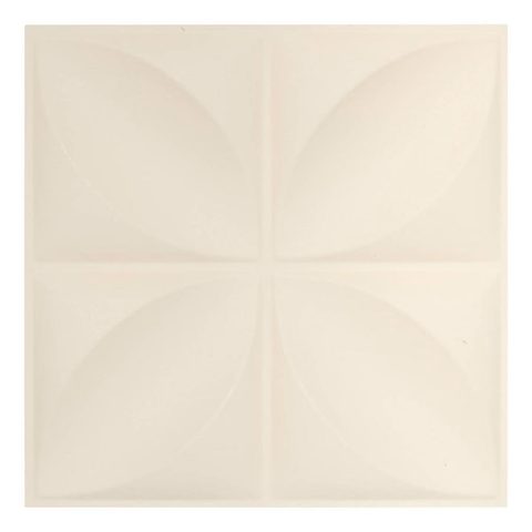 Atmosphera Lot de 2 Stickers Fleurs Oren 30x30cm Chaud