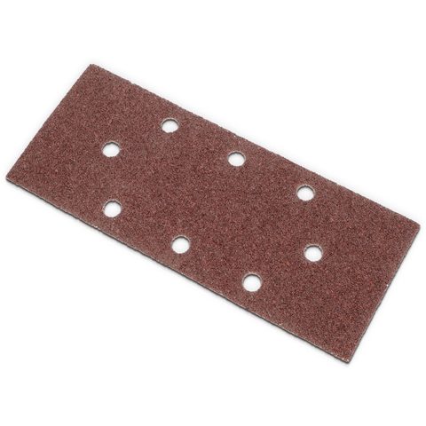 Kreator Lot de 5 patins perforés (oval) - grain 80 - 93 x 230 mm