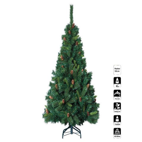 Feeric Light & Christmas Sapin de noel artificiel royal majestic 150 cm - fééric christmas