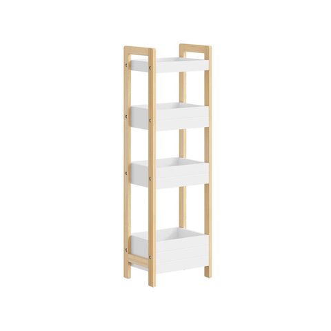 Sobuy Étagère de Rangement Vertical Blanc 28x20x90cm FRG226-H-WN