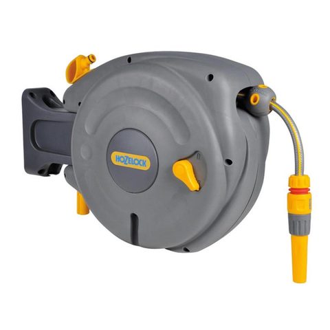 Hozelock Dévidoir automatique mural mini avec tuyau 10m 2485R0000