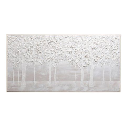 J-line Tableau Déco Abstrait Forêt 182x92cm