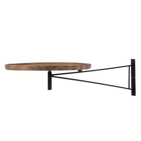 J-line Table Murale Pivotante Ronde Lounge 80cm