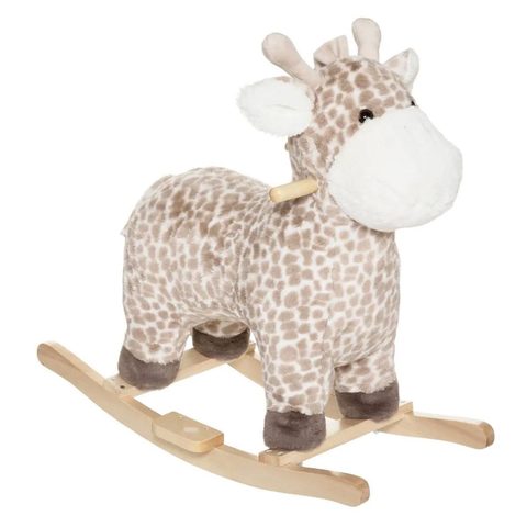 Atmosphera Kids Fauteuil à Bascule Enfant Girafe 64cm