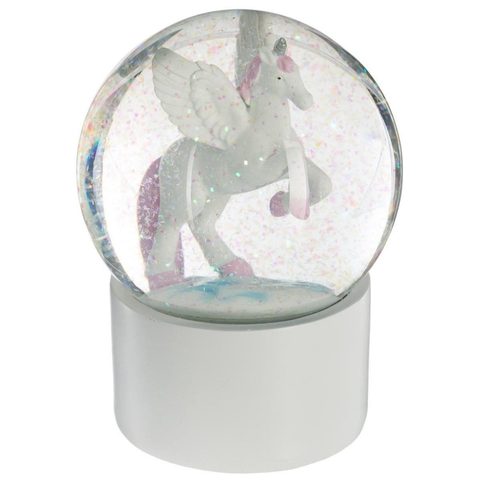 Atmosphera Kids Boule à Neige en Verre Licorne 13cm