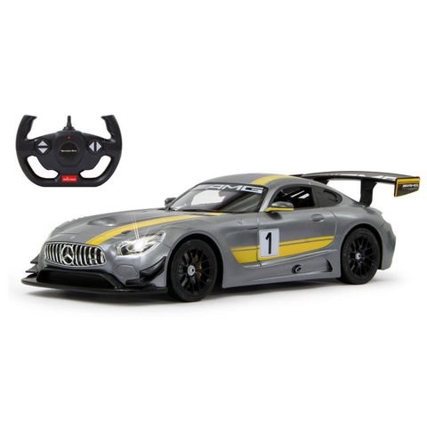 Jamara Voiture Radiocommandée Mercedes-amg Gt3 Performance 1:14 34 Cm Gris Plastique