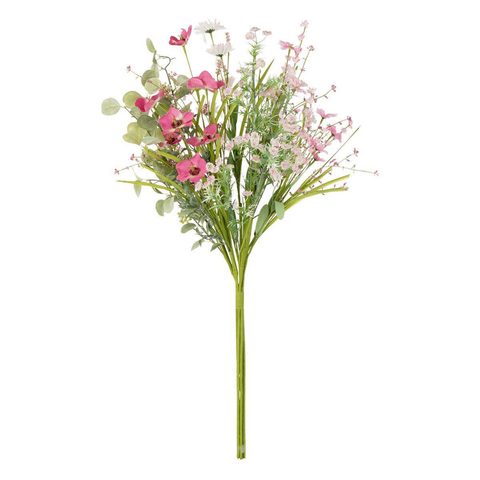 J-line Bouquet de Fleurs Artificielles Mixtes 85cm