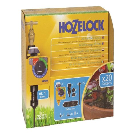 Hozelock Kit d'arrosage automatique Micro Irrigation 20 pots