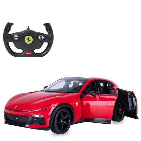 Jamara Voiture Télécommandée Deluxe Car Ferrari Purosangue 1:14 Caoutchouc