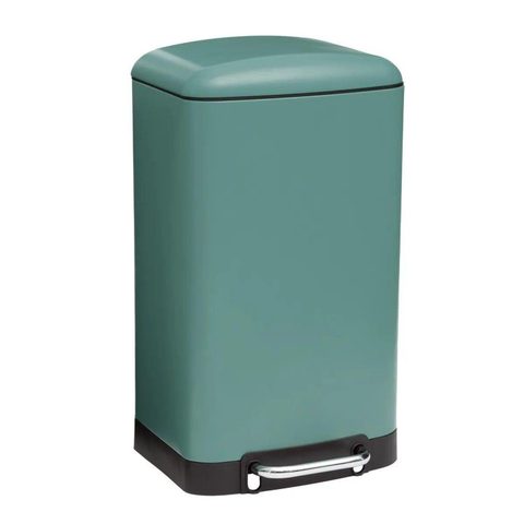 5Five Poubelle de Cuisine en Métal Ariane 30L Pétrole