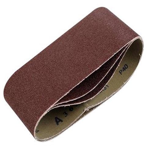 Kreator Lot de 3 bandes de ponçage - grain 40 - 100 x 610 mm