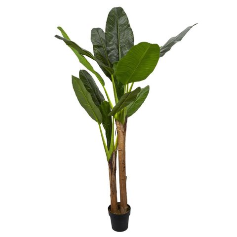 The Home Deco Factory Plante Artificielle XXL Bananier 160cm