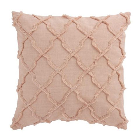 J-line Coussin Déco Carré Losanges 43x43cm