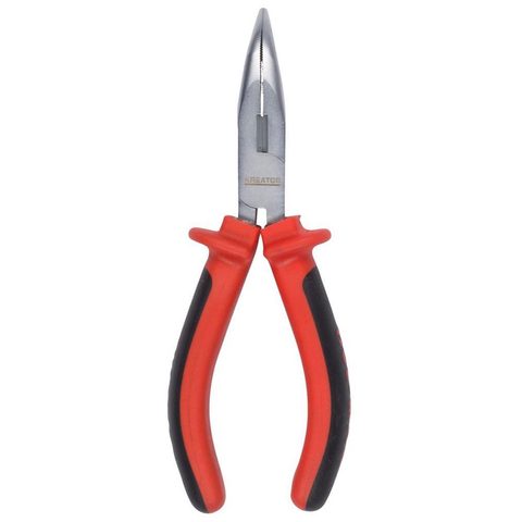 Kreator Pince à bec long coudé 150 mm
