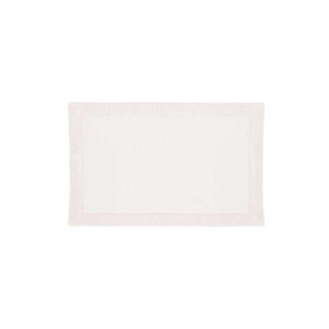 5Five Tapis de bain rectangulaire Five Modern en polyuréthane coloris blanc L.80 x l.50 cm