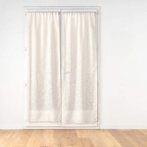 Douceur d'Intérieur Paire de voilages passe-tringle haltona 70x200cm
