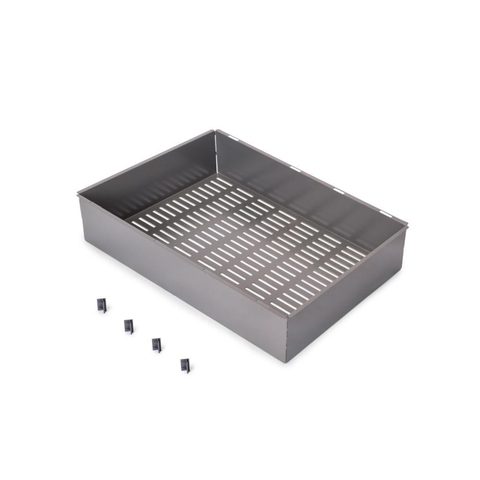 Emuca Panier métallique pour armoires et dressings Quartz - 540 (M70)