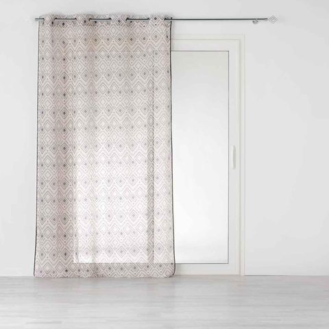 Douceur d'Intérieur Rideau voilage à œillets nalika 140x240cm